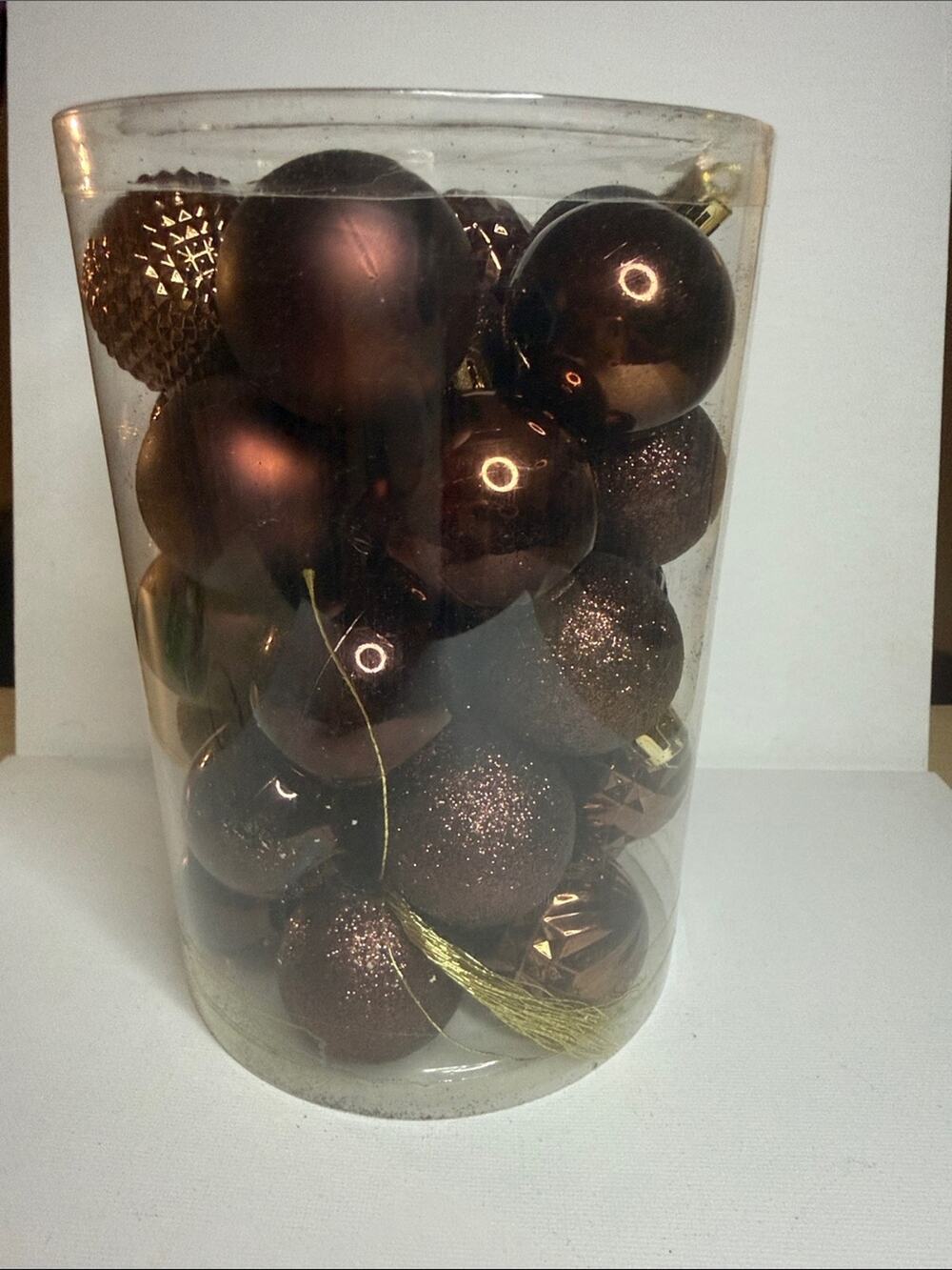 Holiday Ornament Set…different copper and brown designs 2”